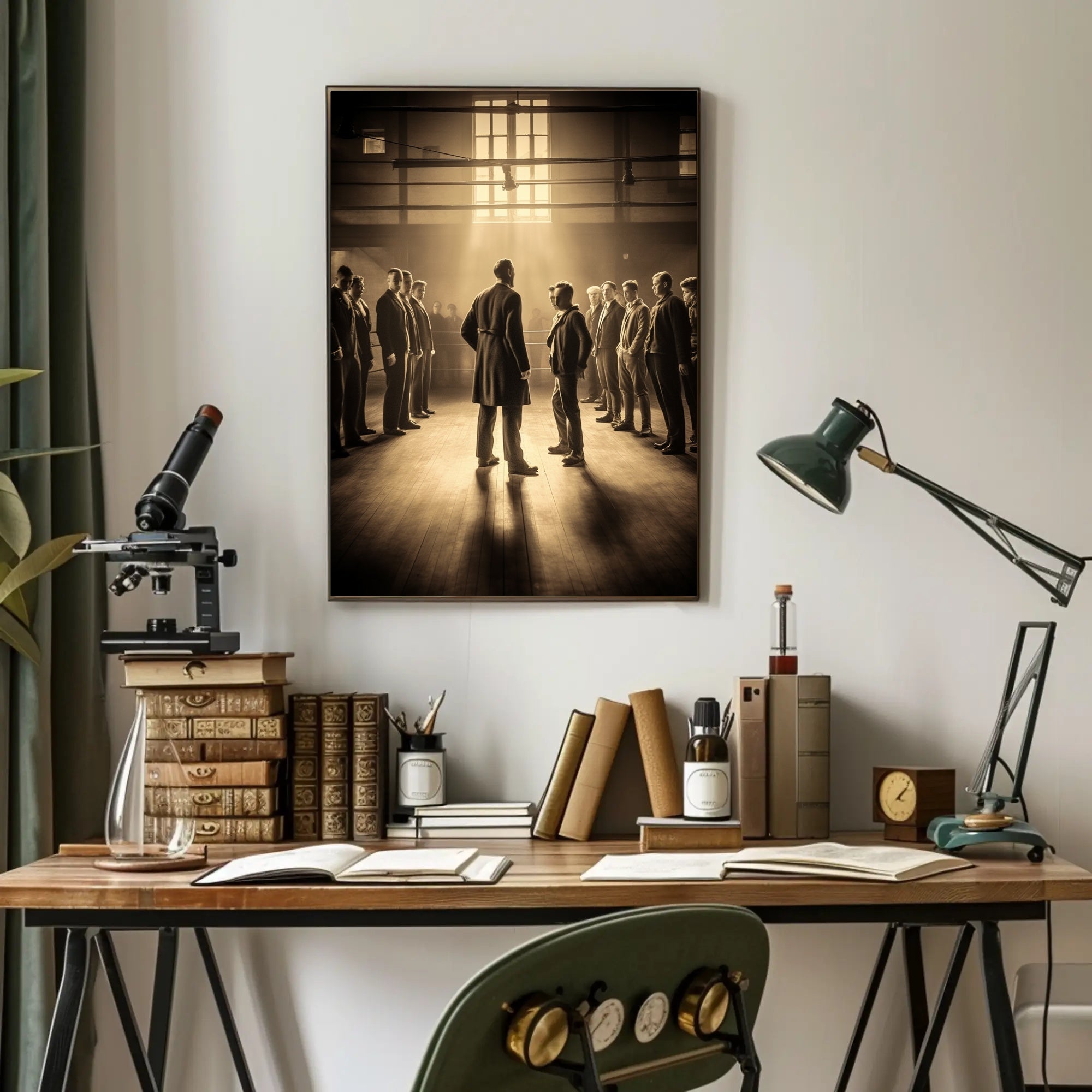 Confrontation in the Ring Poster