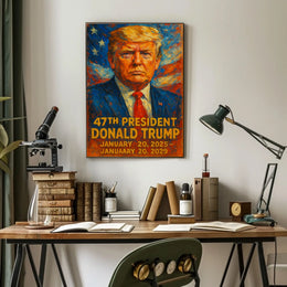 Donald Trump 47th President Poster