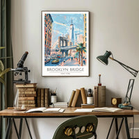 Brooklyn Bridge in New York Poster PosterGoat