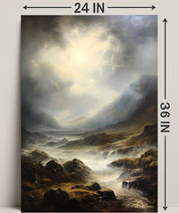 Majestic Mountain Landscape Poster