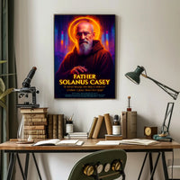 Father Solanus Casey Inspirational Religious Artwork Poster PosterGoat