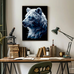 Majestic Bear Portrait Poster
