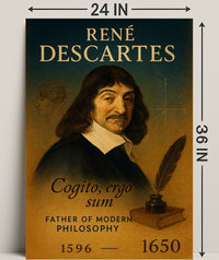 René Descartes Modern Philosophy Poster PosterGoat