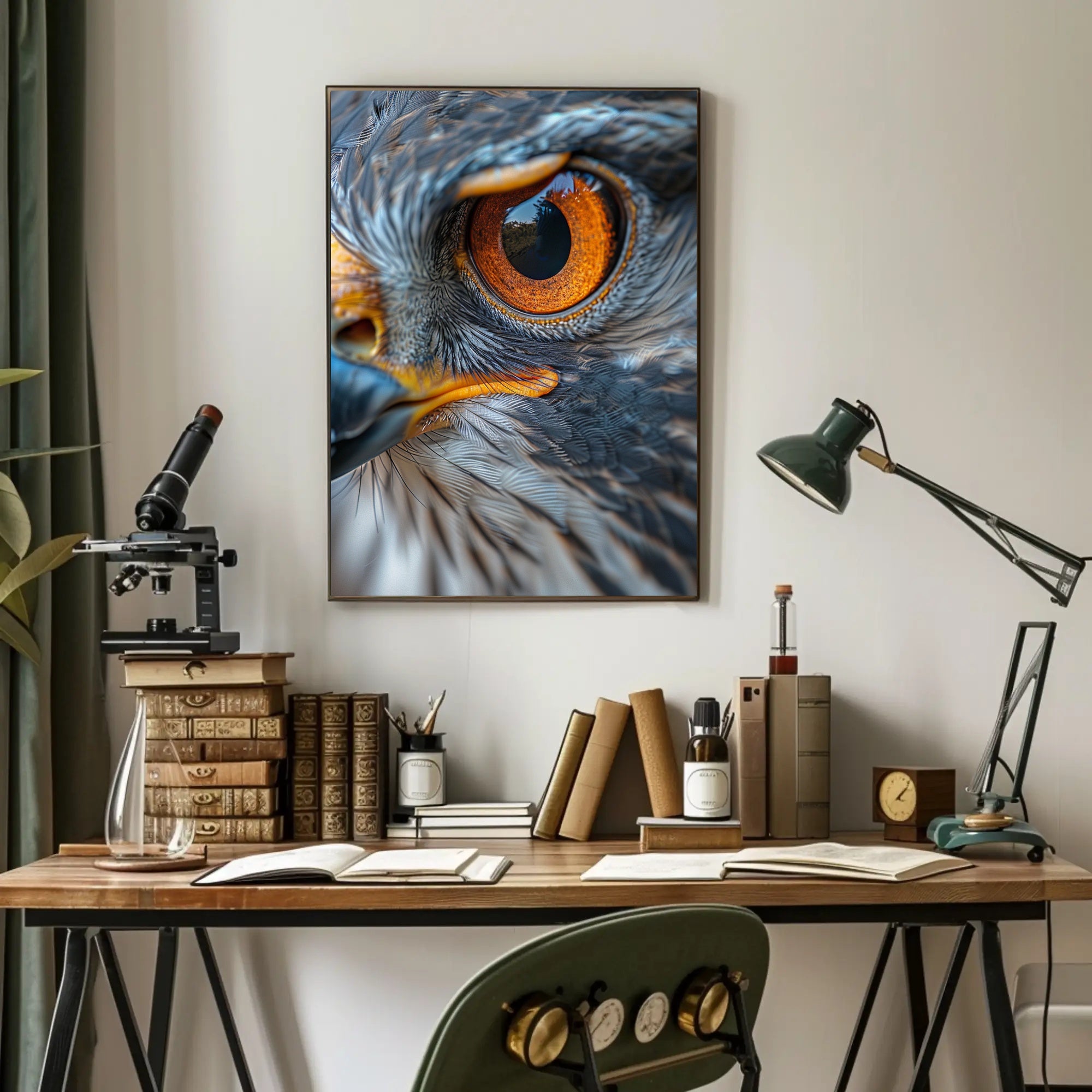 Eye of the Predator: Nature's Intensity Animal Poster PosterGoat