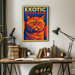 Exotic Shorthair Cat Poster