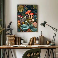 Enchanted Forest Flora William Morris Art Poster