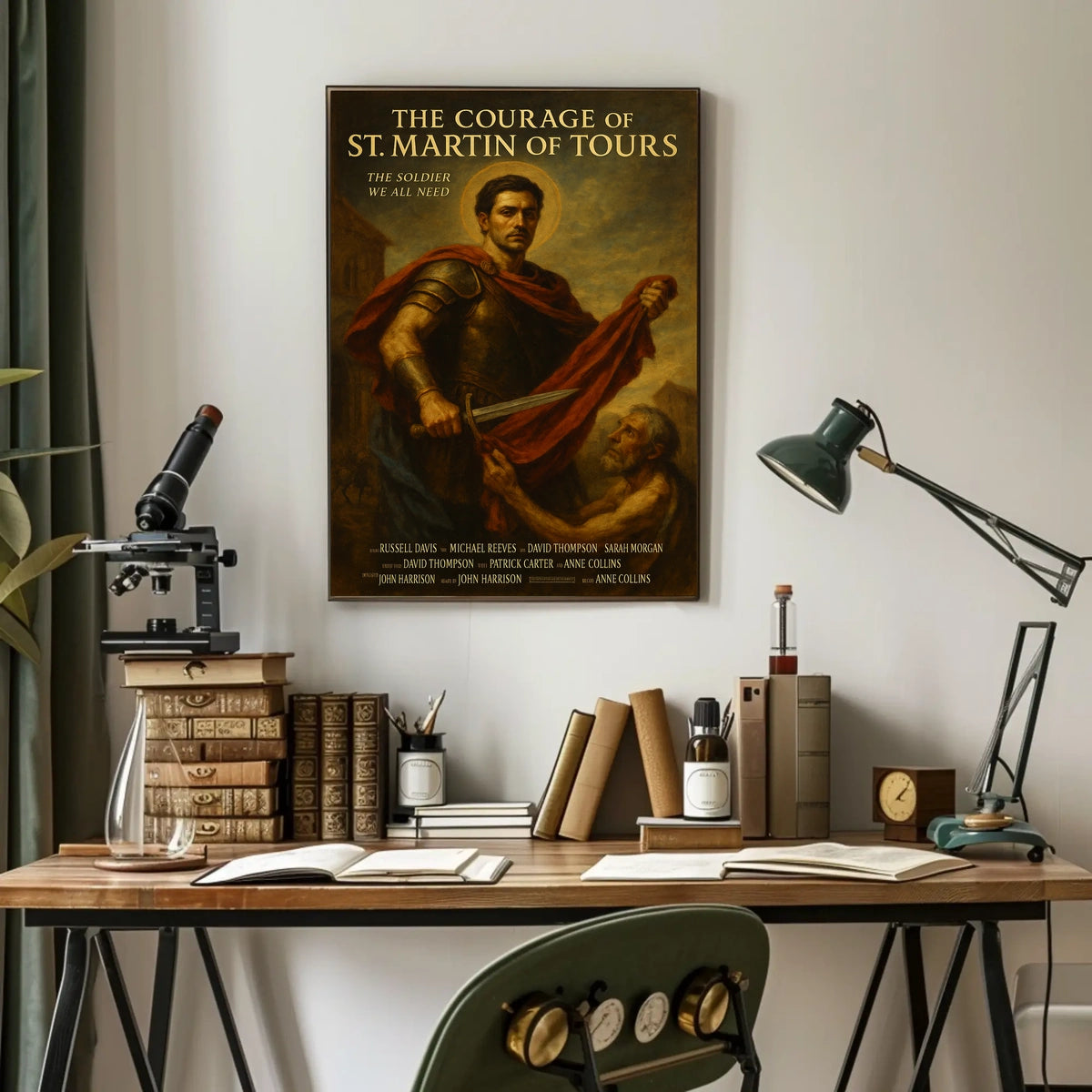 The Courage of St. Martin of Tours Poster