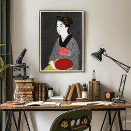 Traditional Japanese Kimono Art Print - Cultural or Heritage Poster