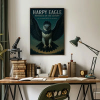 Harpy Eagle Monarch of the Canopy Poster