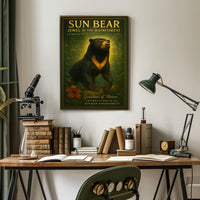 Sun Bear Jewel of the Rainforest Poster
