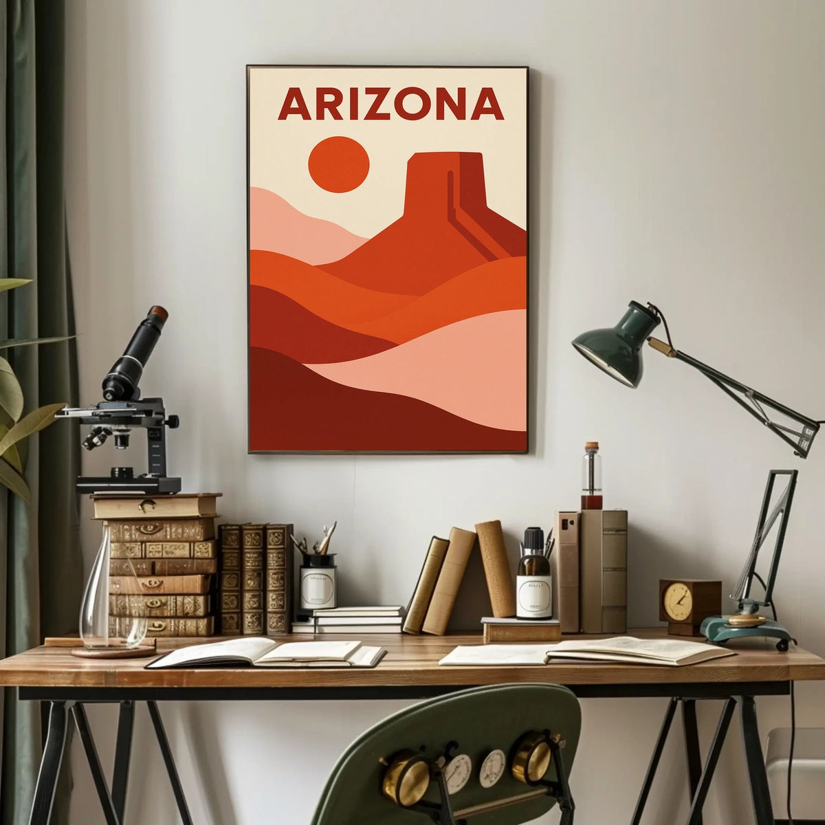 Arizona Desert Landscape Poster