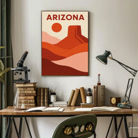 Arizona Desert Landscape Poster
