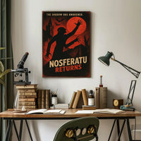 Nosferatu Eerie Gothic Horror Art Print Fantasy or Mythology Poster