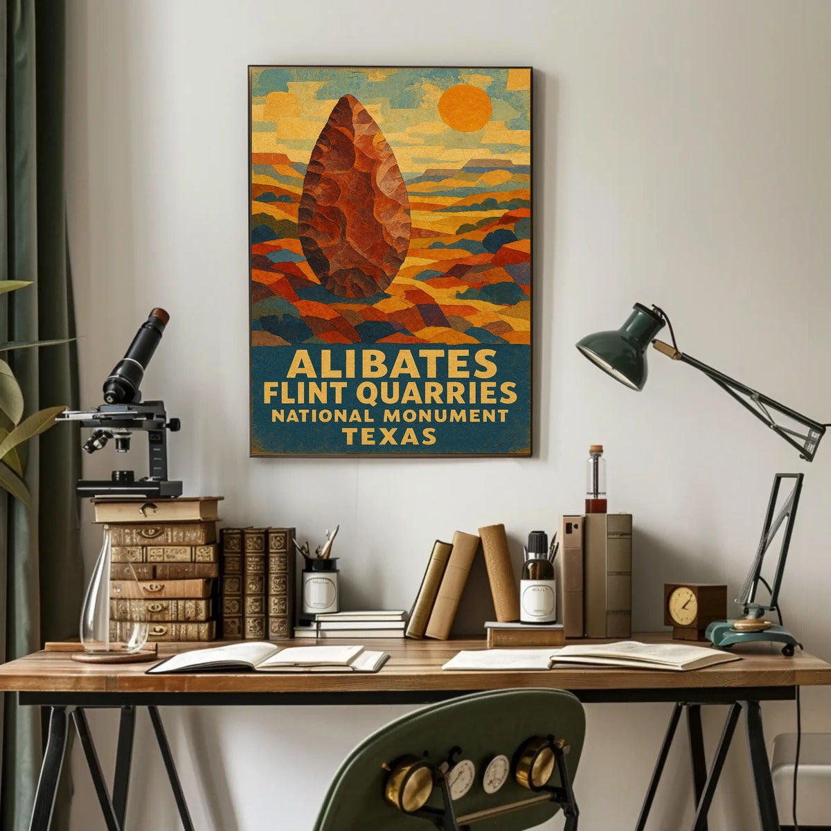 Alibates Flint Quarries National Poster