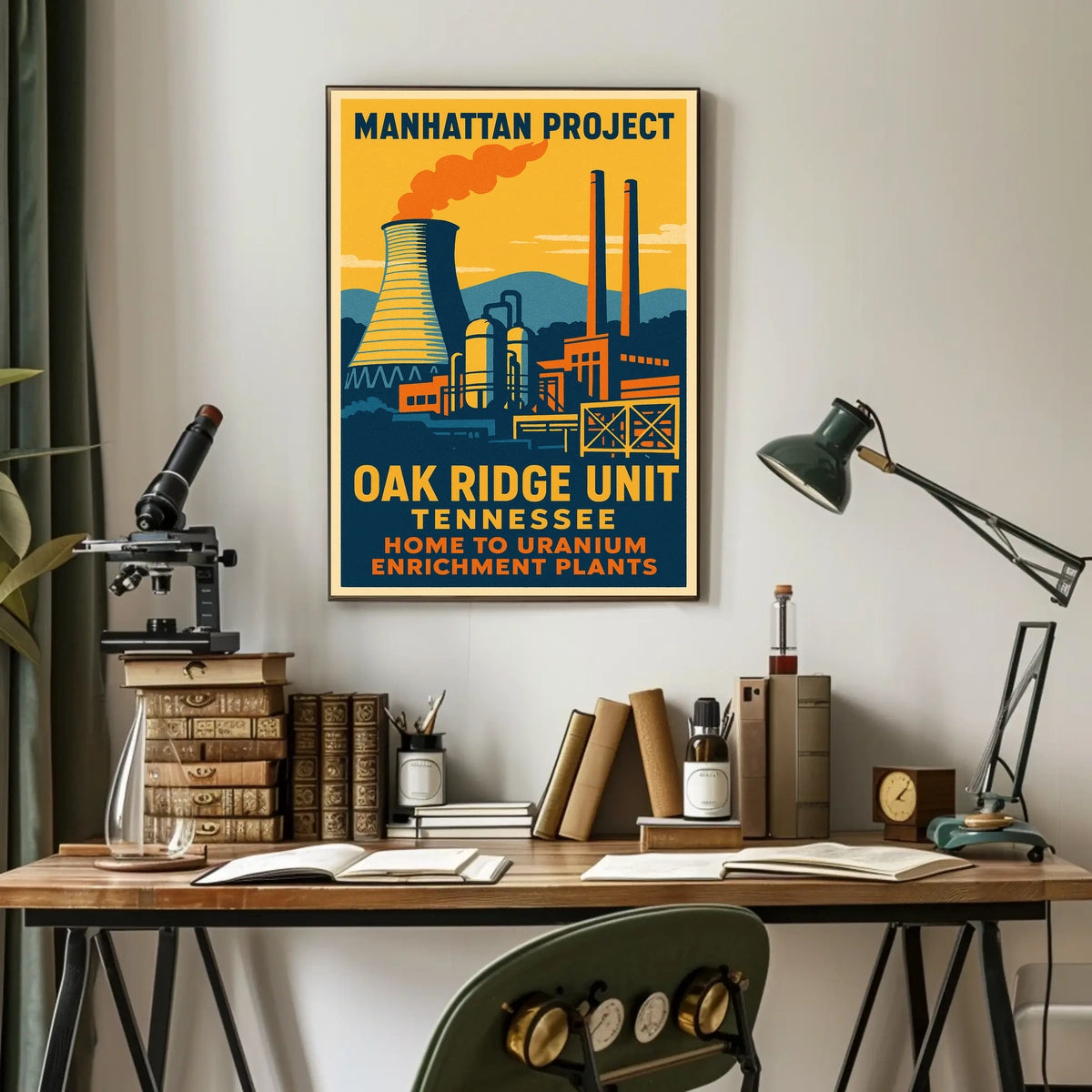 Manhattan Project Oak Ridge Unit Poster