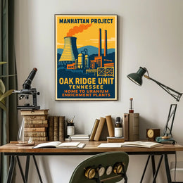 Manhattan Project Oak Ridge Unit Poster