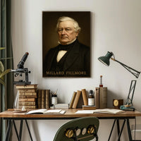 Millard Fillmore Presidential Portrait Poster