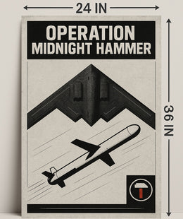 Operation Midnight Hammer Wall Art Print PosterGoat