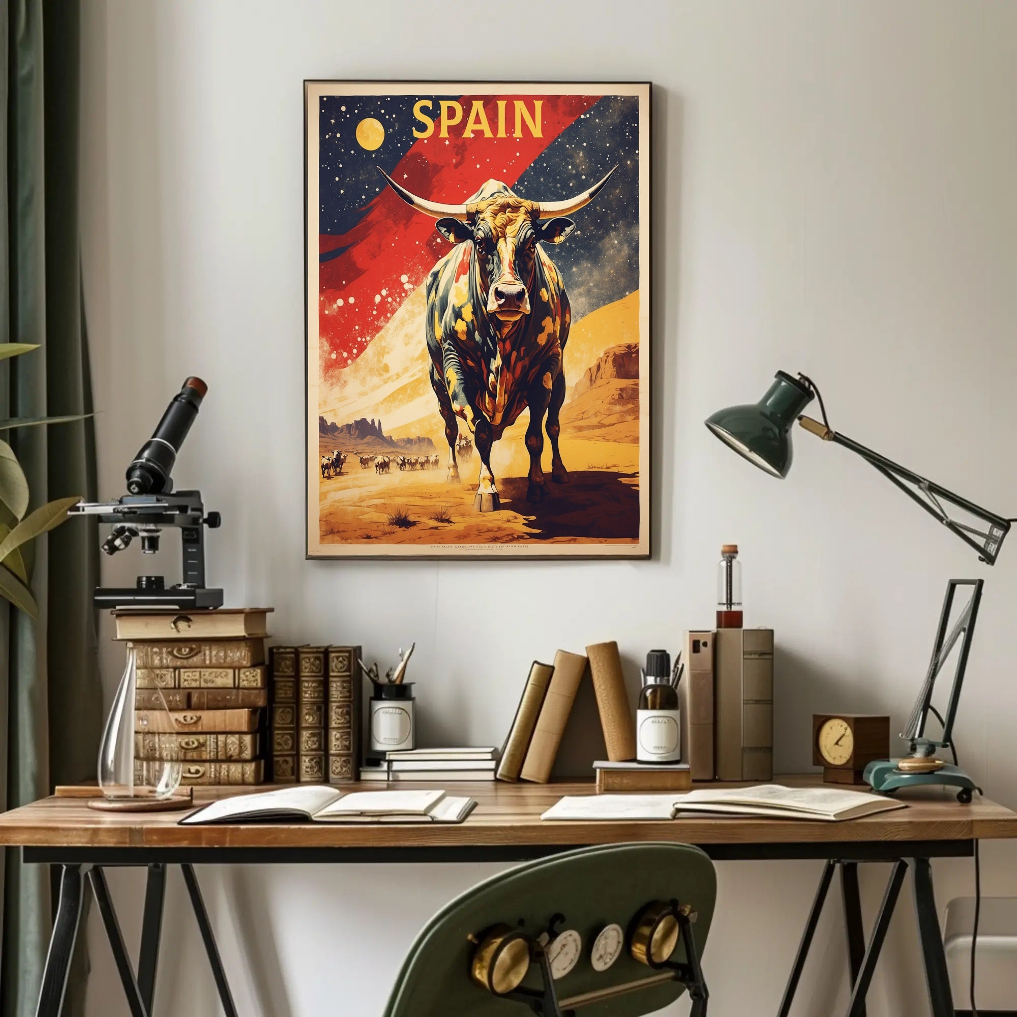Bull of Strength and Tradition: Cultural or Heritage Poster