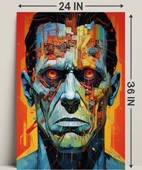Cybernetic Portrait Poster PosterGoat