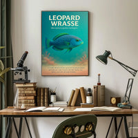 Leopard Wrasse A Vibrant Reef Poster