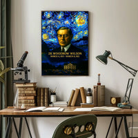 Woodrow Wilson 28th President of the United States Presidential Masterpiece Series Poster