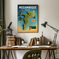 Discover Mozambique Poster PosterGoat