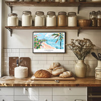 Caribbean Beachscape Poster PosterGoat