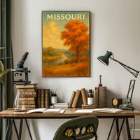 Missouri Autumn Landscape Poster