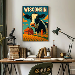 Wisconsin Countryside Charm Poster