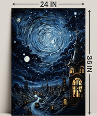 Enchanted Nightscape Poster PosterGoat