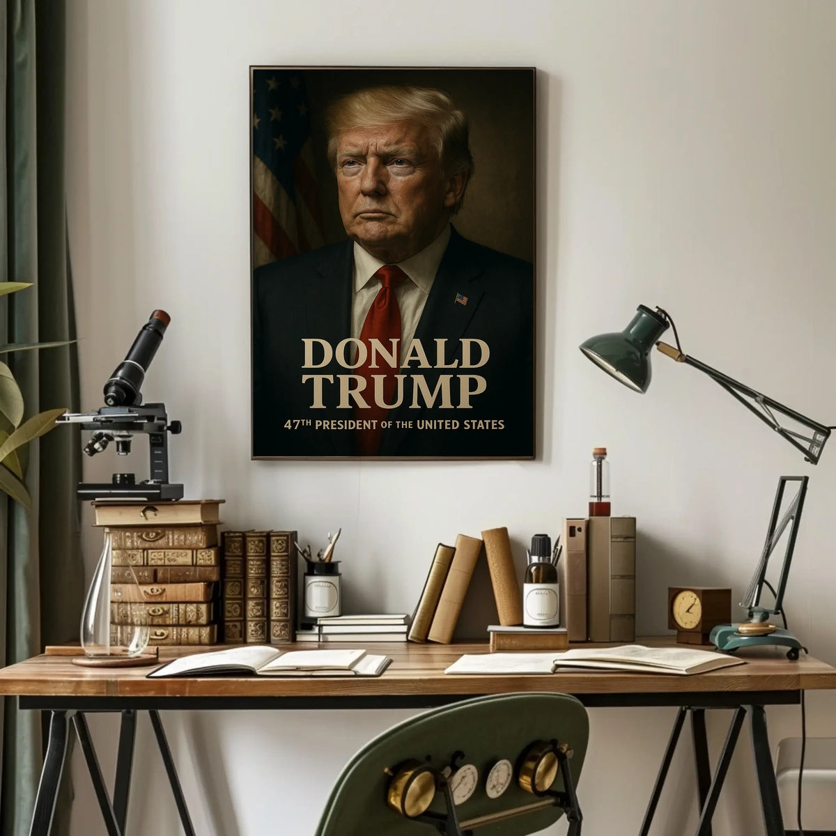 Donald Trump 47th President Poster Wall Art Decor Accent