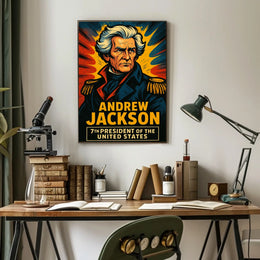 Andrew Jackson Seventh President Poster Wall Art 18x24