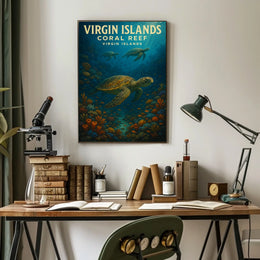 Virgin Islands Coral Reef Poster