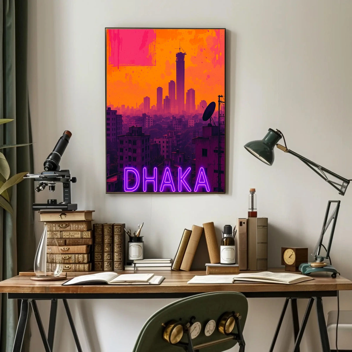 Dhaka Skyline Poster