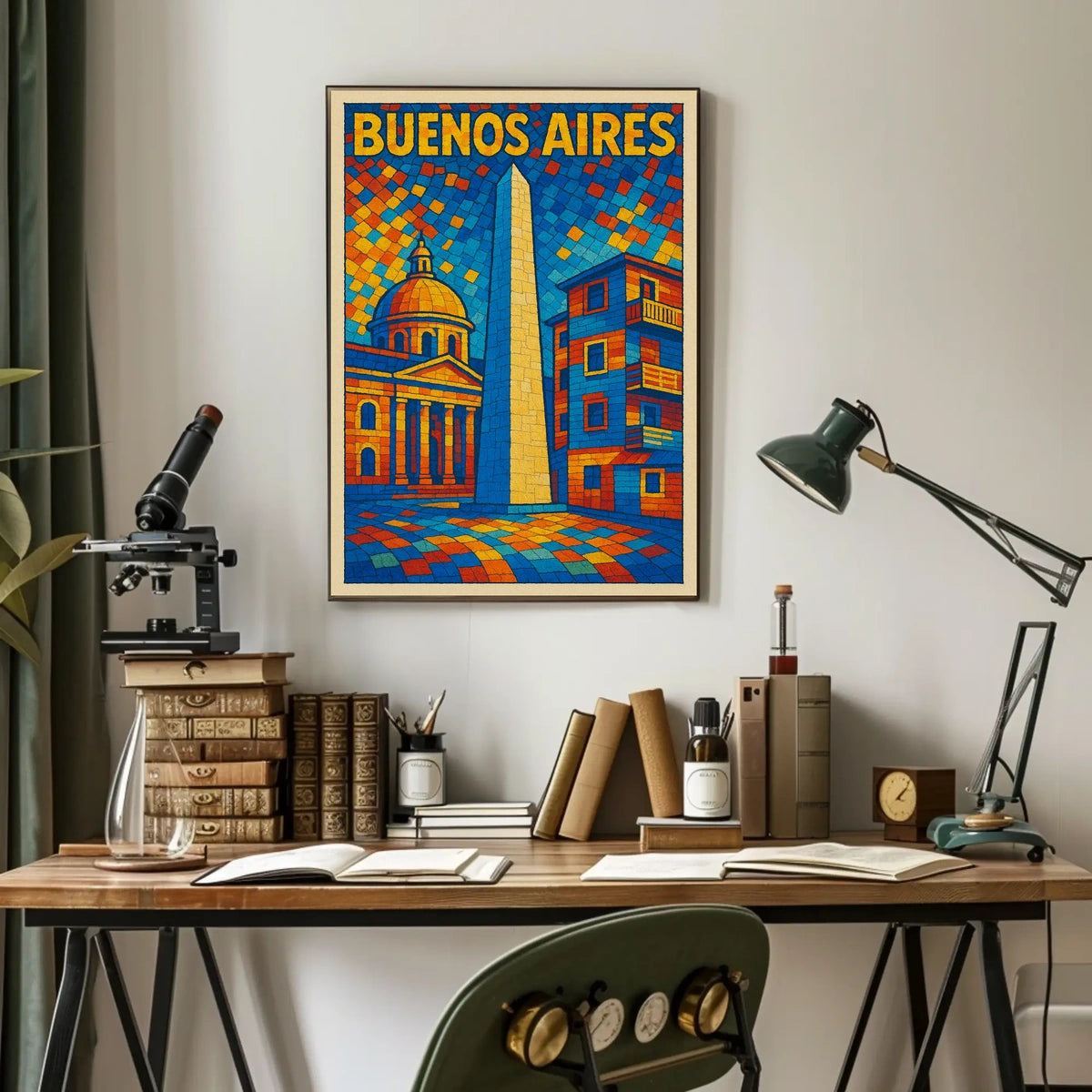 Buenos Aires Mosaic Poster
