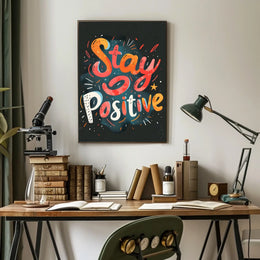 Stay Positive Poster