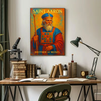 Saint Aaron Brother Of Moses Poster