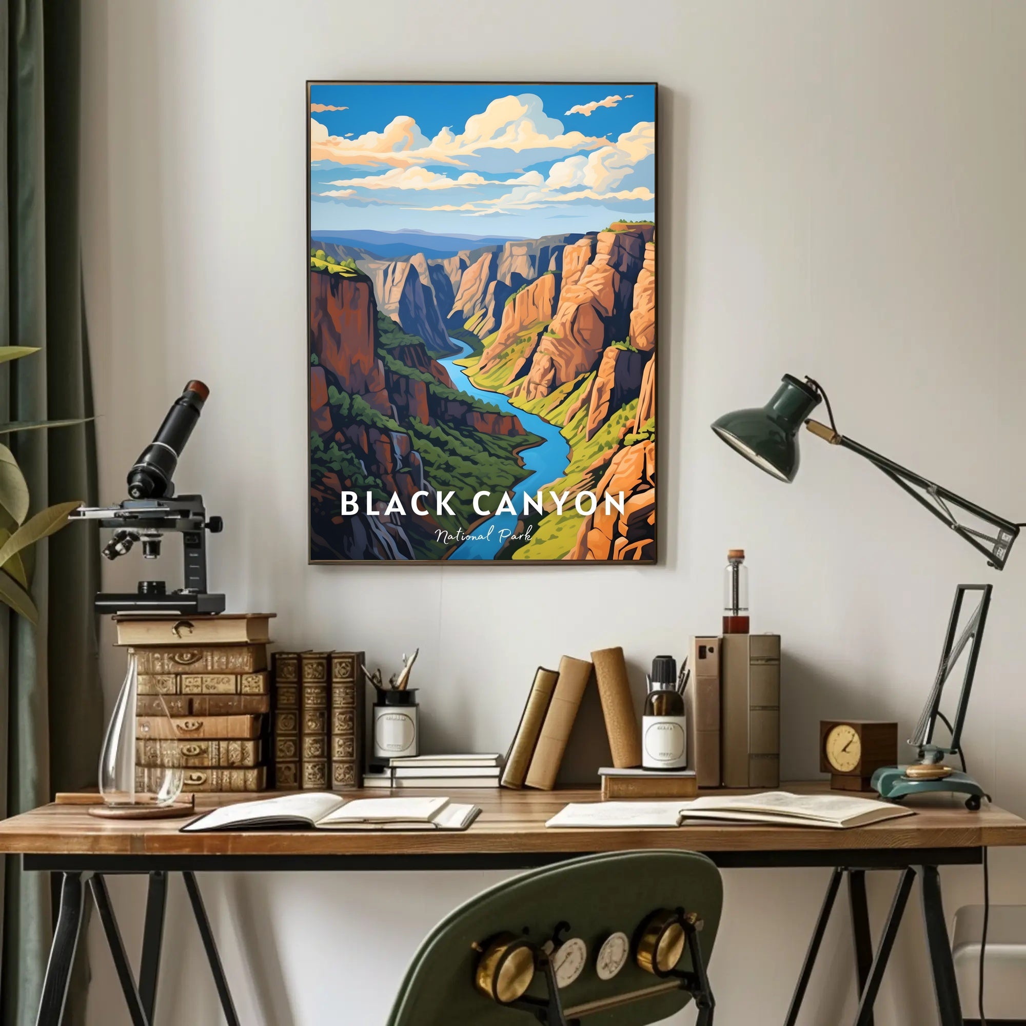 Majestic Black Canyon National Park Poster