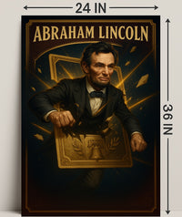 Iconic Leadership and Legacy in Historical or Presidential Poster