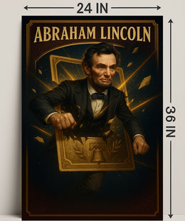 Iconic Leadership and Legacy in Historical or Presidential Poster