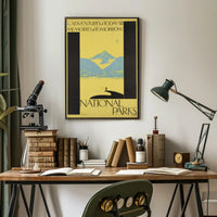 National Parks Vintage Travel Poster Art Print