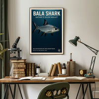 Bala Shark Nature’s Silver Bullet Animal Poster
