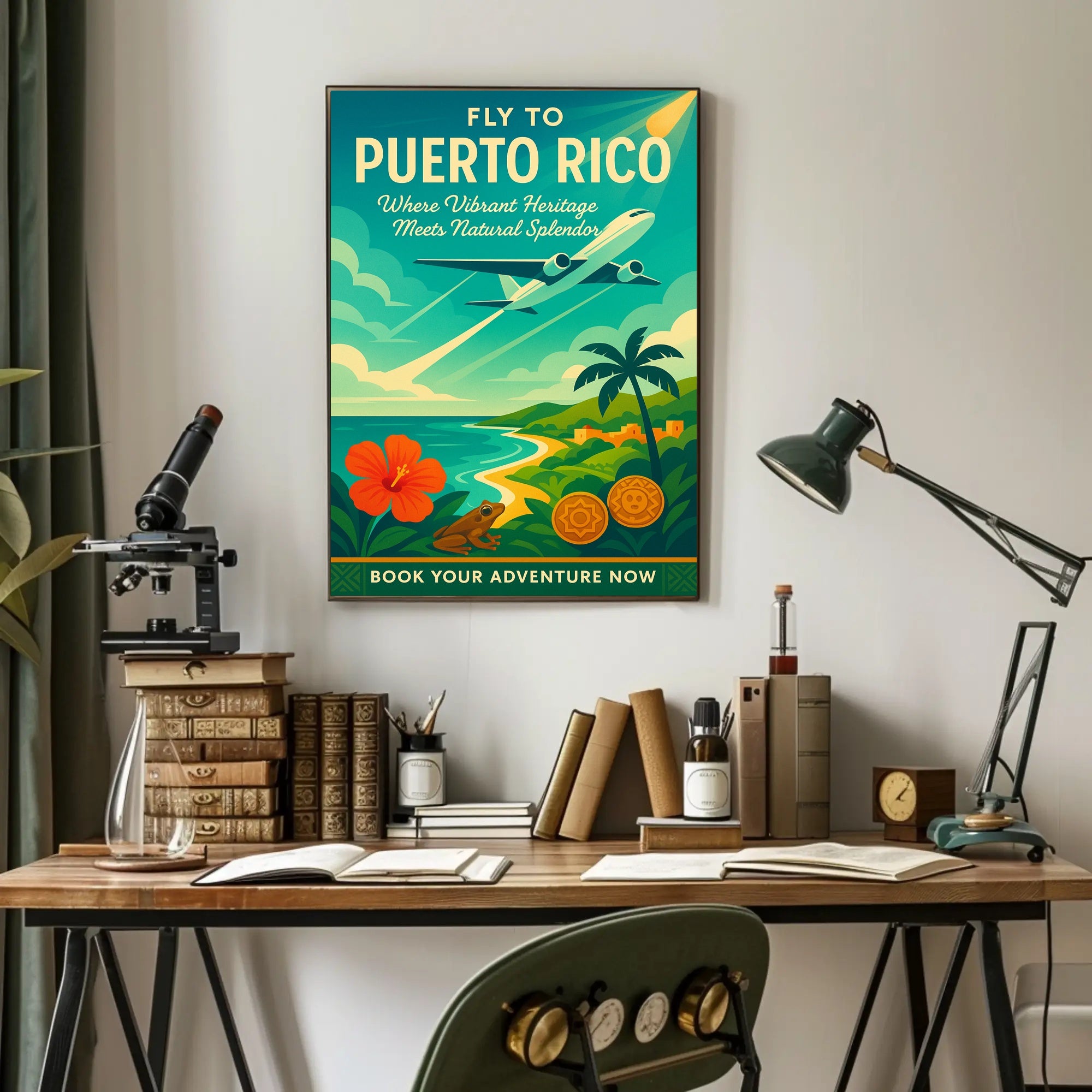 Discover Puerto Rico Poster