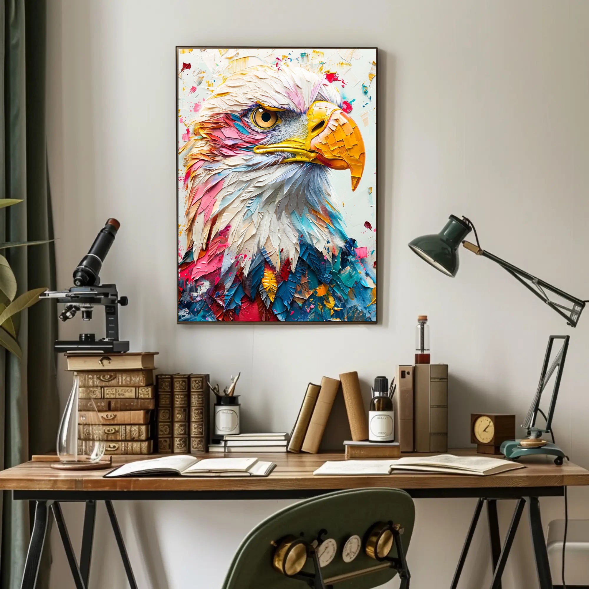 Mystical Elegance: Enchanting Pond Fantasy Art Poster PosterGoat