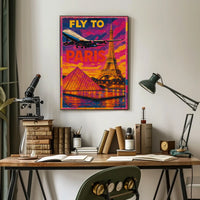 Fly To Paris Poster