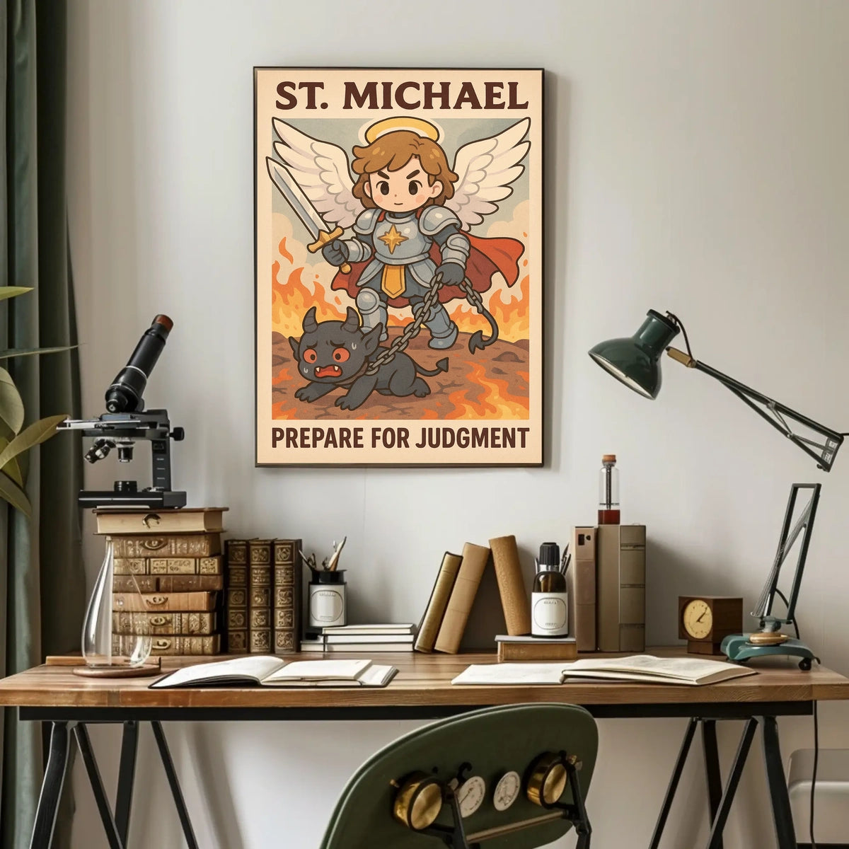 St. Michael Prepare For Judgment Poster