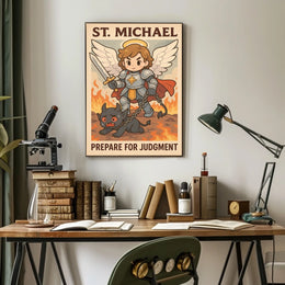 St. Michael Prepare For Judgment Poster