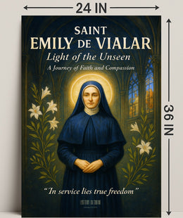 Saint Emily de Vialar Light of the Unseen Poster PosterGoat