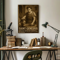 Saint Genesius Patron Of Actors And Poster
